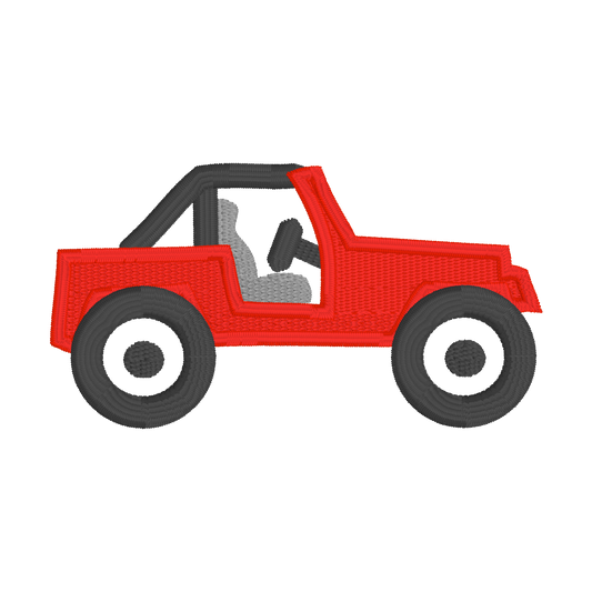 4x4 Off-Road Vehicle // Machine Embroidery Digital File, jeep, off-road, embroidery machine file, pes, Instant Download